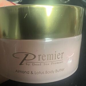 Premier Almond & Lotus Body Butter - Pink Jar with Gold Lid